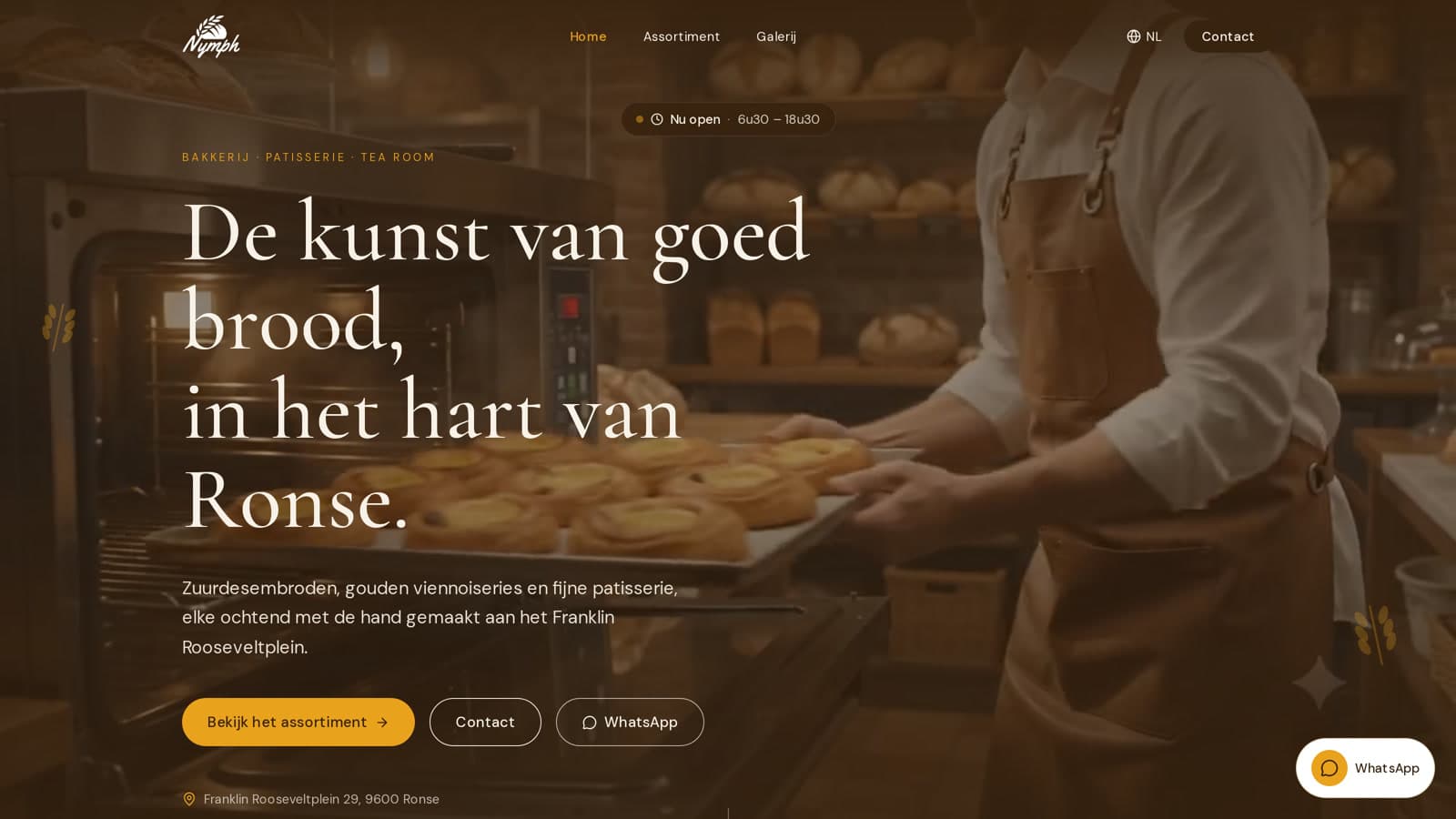 De website van Nymph