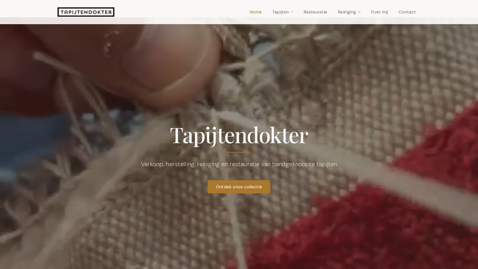 De website van Tapijtendokter
